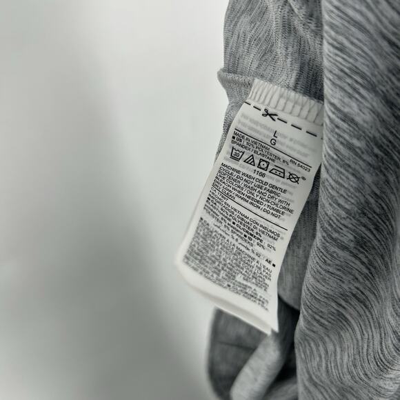 Old Navy Active Breath On Cross Front Jumpsuit Gray Athleisure Pockets Size L - Picture 11 of 11